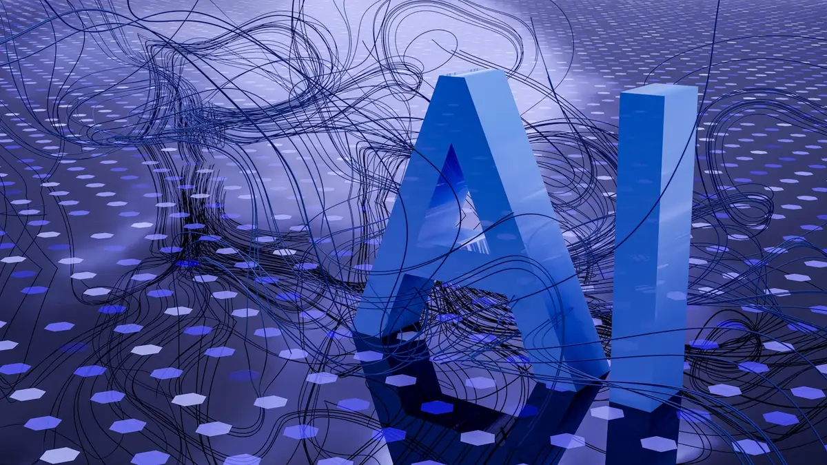 AI 應用程式、資料庫與醫療資料系統透過標準化連線相接的科技場景