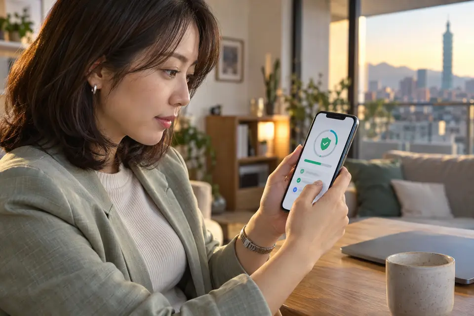 簽章檢查檔案,開發者身分仍要另外核對(示意圖) 使用者在 Android 手機安全設定中查看應用程式掃描功能