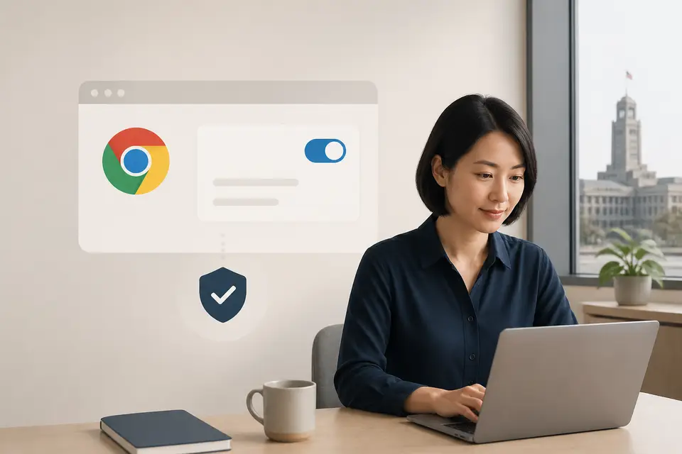 Chrome 自動更新與安全設定開啟的工作場景