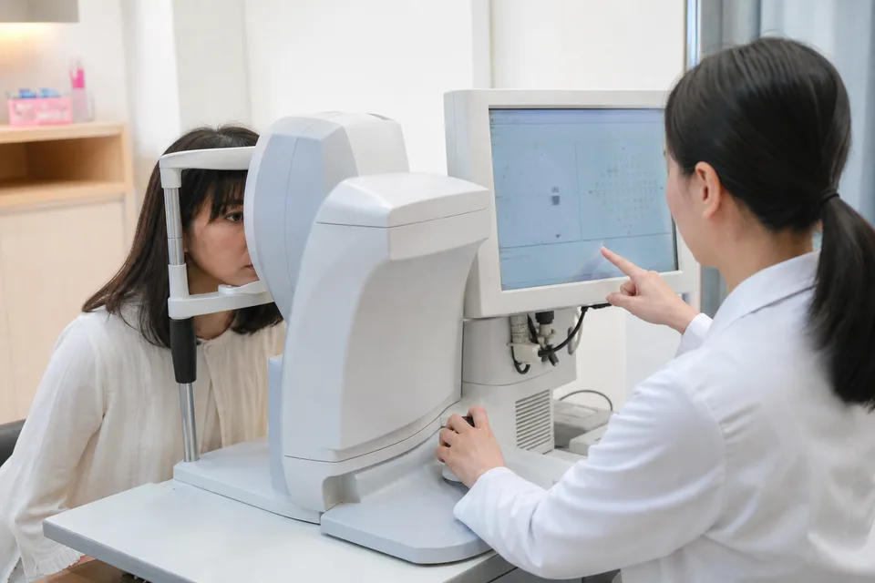 青光眼視野檢查與衛教示意