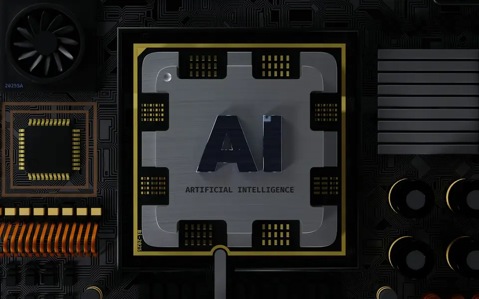 AI加速器透過封裝內互連讀取HBM資料(示意圖) AI 加速器與 HBM 記憶體透過封裝內互連交換資料